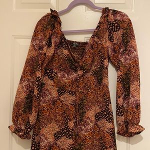 Pumpkin spice type dress